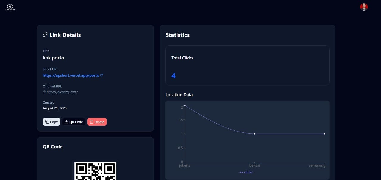 Apshort - Project preview