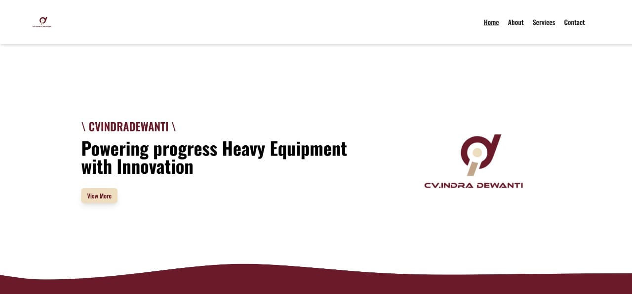 Company Profile - CVINDRADEWANTI - Project preview